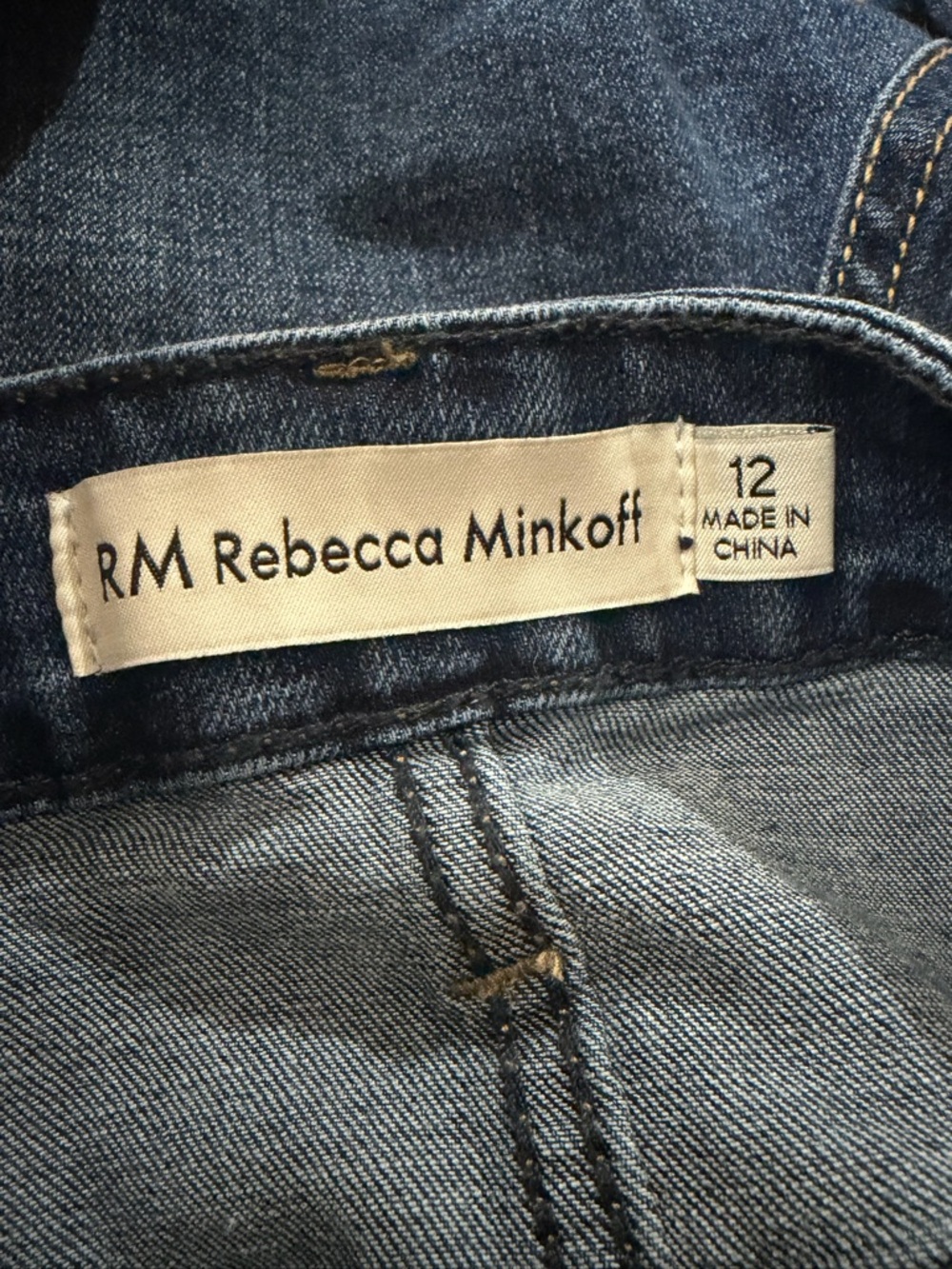 Rebecca Minkoff Mid-Rise Blue Denim Shorts - Picture 2 of 11